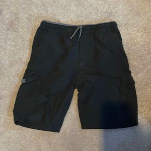 Univibe black cargo shorts